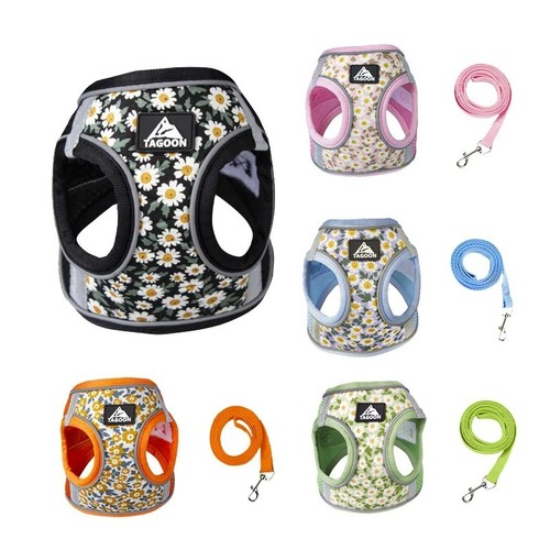 Floral pet harness - pet,