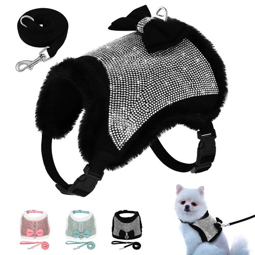 Bling diamante puppy - diamante, harness
