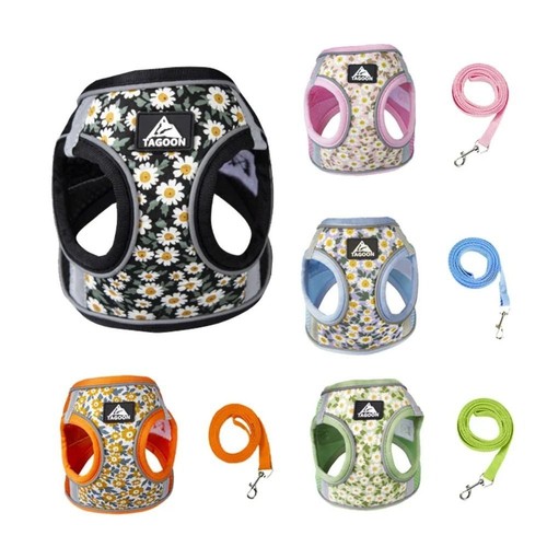 Floral pet harness - floral,